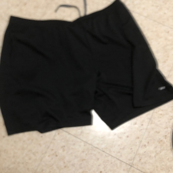 Regular Black Polyester Shorts - Picture 1 of 3